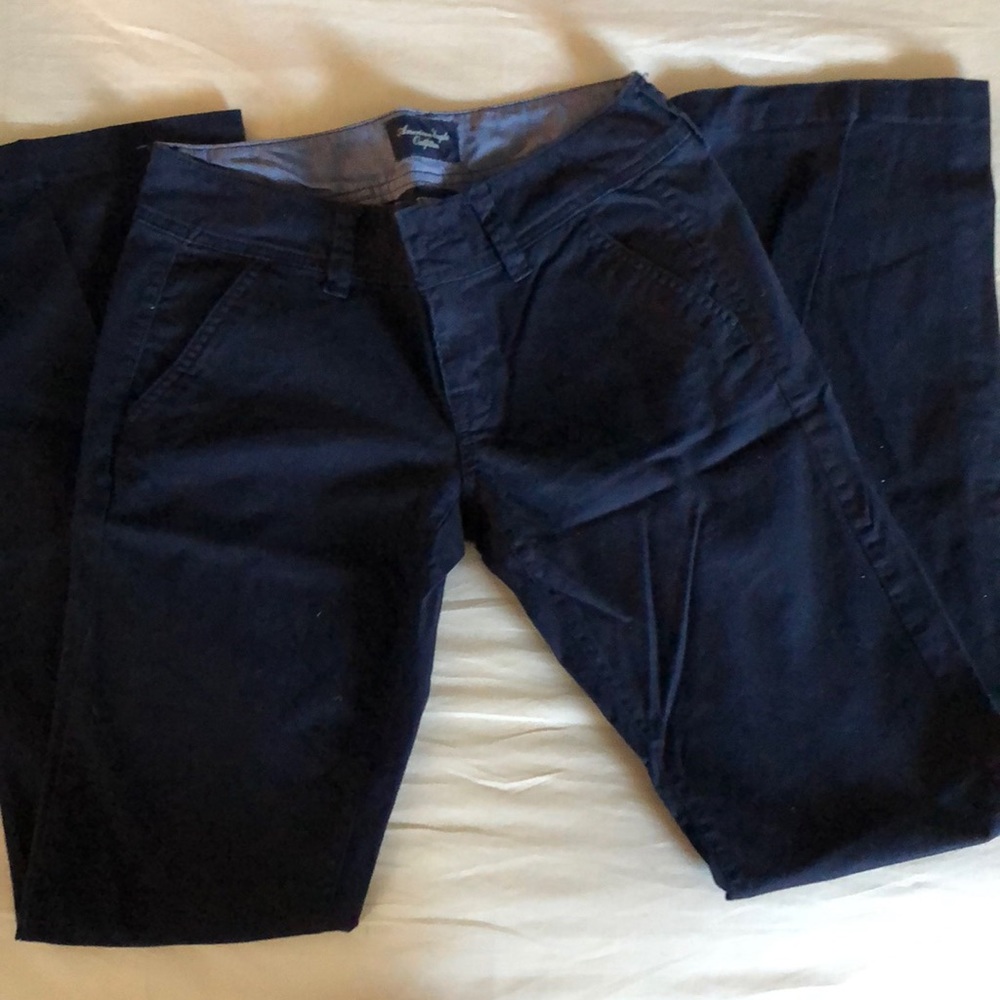 American Eagle Navy Slacks